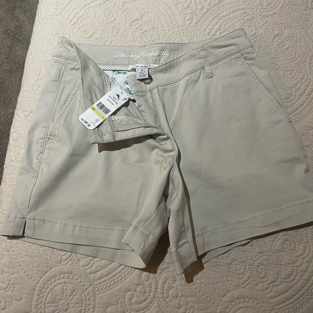 NWT Tommy Bahama khaki shorts